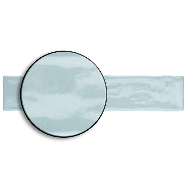 Merola Tile Chester Acqua 2 inch x 10 inch Ceramic Wall Tile 13.44 sq ft/case – Glossy Subway Finish
