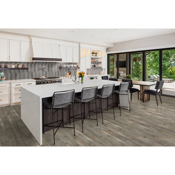 Bois franc d'ingénierie imperméable MSI Woodridge Tulane Hickory de 6,5 po (21,67 pi²/caisse)