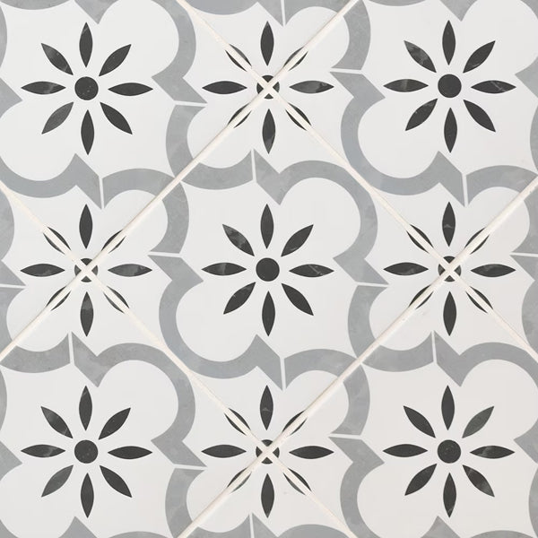 MSI Stone ULC Azila Porcelain Tile 0.35 inch Thickness 8 inch Width 5.16 sq. ft. Coverage Matte Patterned Floor and Wall Tile