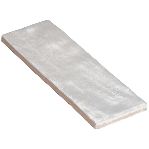 Ivy Hill Amagansett Gin White Mixed Finish Ceramic Wall Tile 2 inch x 8 inch 0.31 inch Thick 5.38 sq ft/case
