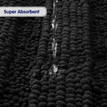 Charger l'image dans la visionneuse de galerie, Faddis Soft Striped Rectangle Absorbent Non-Slip Bath Rug