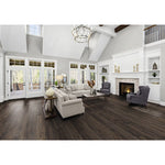 Load image into Gallery viewer, Home Decorators Collection Bisonridge Hickory 12mm x 6.26 in. W x 54.45 in. L Dark Brown Wood Look Laminate Flooring (16.57 sq.ft./case)
