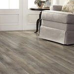 Load image into Gallery viewer, TrafficMaster Harrison Oak 12mm x 7.6 in. W x 54.45 in. L Grey Wood Look Laminate Flooring (17.24 sq.ft./case) (Copy)
