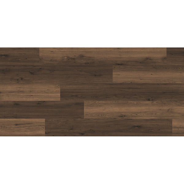 Revêtement de sol stratifié TrafficMaster Cabin Hickory, brun foncé, 10 mm x 6,26 po l x 54,45 po L (18,94 pi²/boîte)