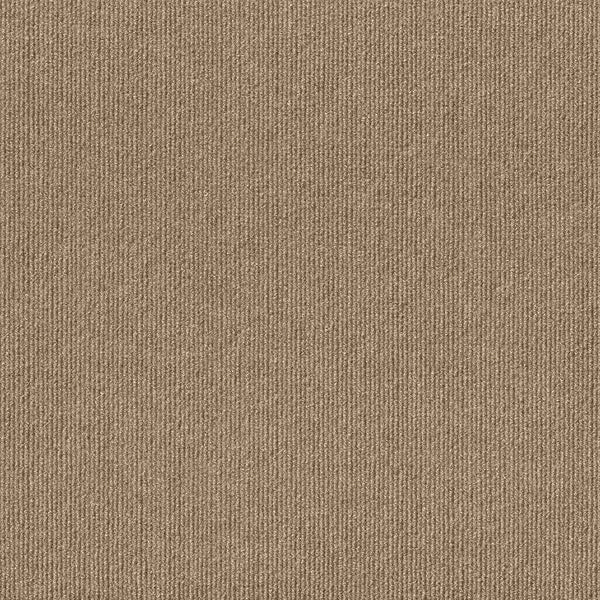 Foss Floors Rib N40 Taupe 18-inch x 18-inch Carpet Tiles (10 Tiles / Case)