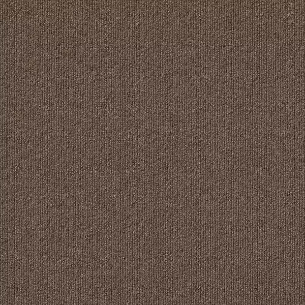 Foss Floors Rib N49 Espresso 18-inch x 18-inch Carpet Tiles (16 Tiles / Case)