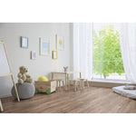 Charger l&#39;image dans la visionneuse de galerie, Revêtement de sol stratifié aspect bois brun moyen Lifeproof Autumn Oak, 12 mm x 7,6 po l x 54,45 po L (17,24 pi²/boîte)

