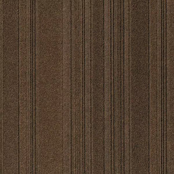 Foss Floors Barcode N17 Mocha 24-inch x 24-inch Carpet Tiles (15 Tiles / Case)
