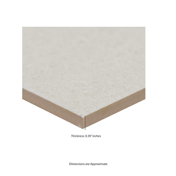 MSI Stone ULC Traktion Maven Talc Porcelain Tile 0.37 inch Thickness 24 inch Width 16 sq. ft. Coverage Matte Finish Stone Look