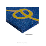 Load image into Gallery viewer, MSI Stone ULC Blue Hello 18 inch x 30 inch Coir Door Mat