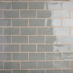 Load image into Gallery viewer, Merola Tile Chester Grey 3 inch x 6 inch Ceramic Wall Tile – 5.72 sq. ft. per Case, Glossy Smooth Finish