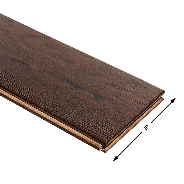 Malibu Wide Plank French Oak Pacific Grove solid hardwood flooring with matte finish