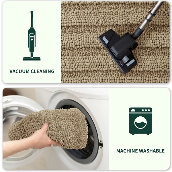 Chenault Soft Absorbent Microfiber Non-Slip Backing Rectangle Bath Rug