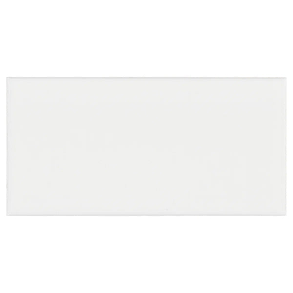 Illume Cloud White 3 in. x 6 in. Glossy Ceramic Wall Tile