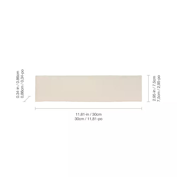 Anatolia Aura Dune Glossy Pressed Ceramic Wall Tile 0.34 inch Thick 2.95 inch W 10.66 sq ft/case