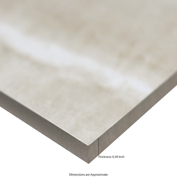MSI Stone ULC Matrix Calcite Porcelain Tile 12 inch x 24 inch Polished Finish 0.38 inch Thickness Floor and Wall Tile