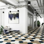 Load image into Gallery viewer, GlueCore Mosaic 28mil x 12&quot; W x 10&quot; L Glue Down Vinyl Tile Flooring
