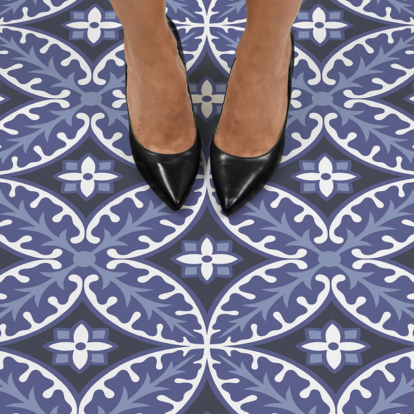 Capri Purple 12 in. W x 12 in. L 1.5mm Luxury Vinyl Tile Flooring (10 sq.ft./case)