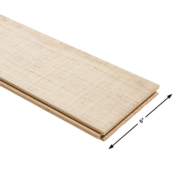French Oak Light House solid hardwood flooring with distressed matte finish in white