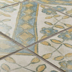 Load image into Gallery viewer, Merola Tile Klinker Retro Blanco Aubrieta 12.75 inch x 12.75 inch Ceramic Floor and Wall Tile 6.96 sq. ft./case – Satin Textured Finish