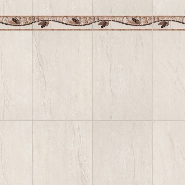 Merola Tile Ferraras Base Ceramic Wall Tile 8 inch Width 12 inch Length 11.2 sq ft/case Glossy Marble Look Finish