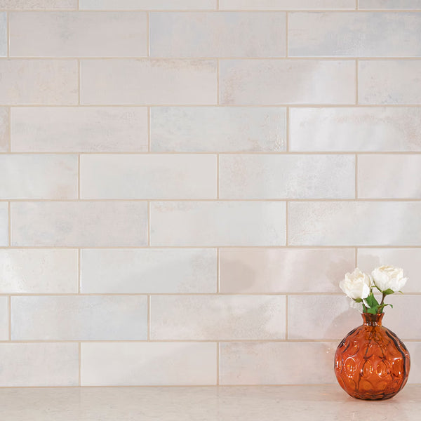 MSI Stone ULC Marza Pearl 4 in. x 12 in. Glossy White Ceramic Subway Tile – 11.22 sq. ft. per Case