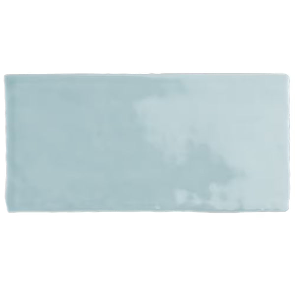 Merola Tile Castillo Sky 3 inch x 6 inch Ceramic Wall Tile – 5.72 sq.ft./case Glossy Handmade Look