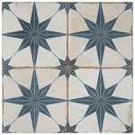 Load image into Gallery viewer, Merola Tile Kings Star Blue 17-5/8 inch x 17-5/8 inch Ceramic Floor and Wall Tile – 11.02 Sq. Ft. Coverage per Case
