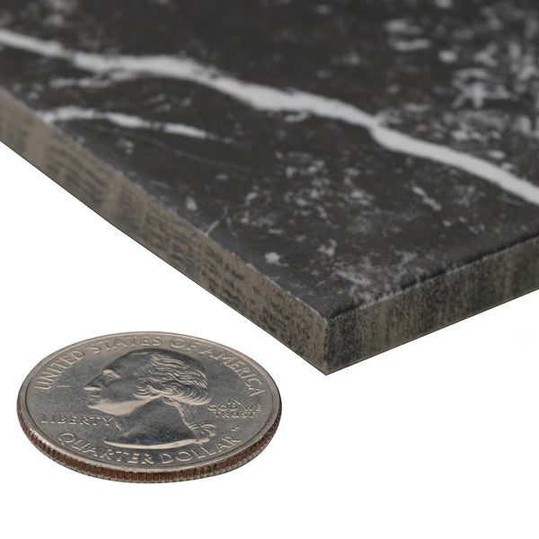 Merola Tile Ruzzini 17.88 inch x 17.88 inch Porcelain Floor and Wall Tile 13.5 sq ft per Case Marble Look Checkboard