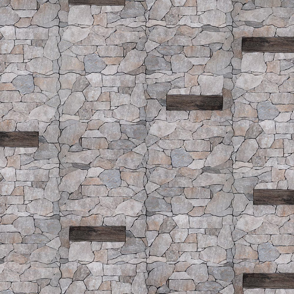 Merola Tile Masia Andorra Gris 10.38 inch x 18.75 inch Ceramic Wall Tile 10.88 sq ft/case – Matte Stone Look Finish