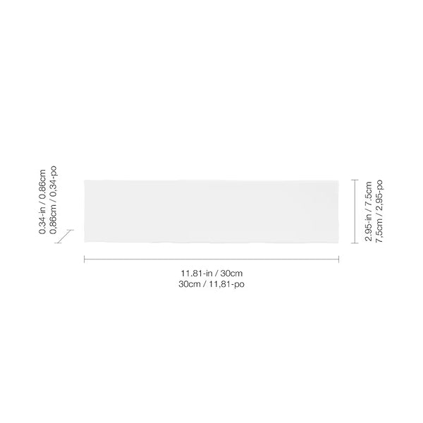 Anatolia Aura Avalanche Matte Pressed Ceramic Wall Tile 3 inch x 12 inch – 10.66 sq.ft./case Matte Handmade Look
