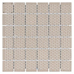 Load image into Gallery viewer, Merola Tile Celadon Aqua 11.63 inch x 11.63 inch Glossy Porcelain Mosaic Tile Sample