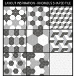 Load image into Gallery viewer, Merola Tile Rhombus Dark Grey 5-1/2-inch x 9-1/2-inch Semi-Gloss Porcelain Floor and Wall Tile (11.68 sq. ft. / case)