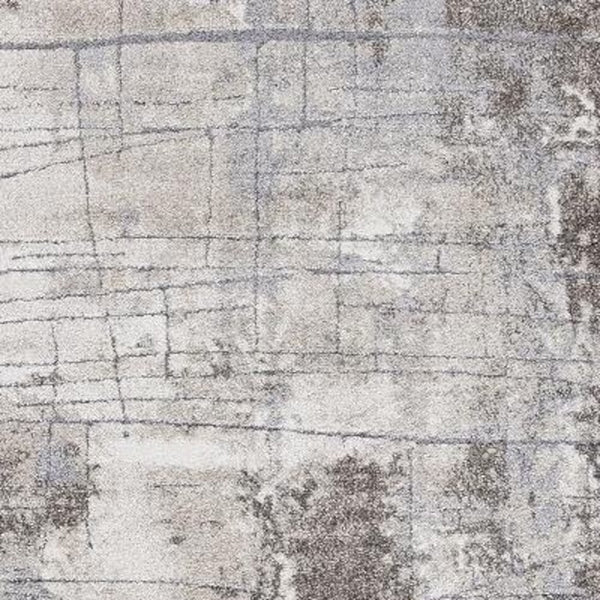 Merinos Ibiza Grey 5 ft. 3-inch x 7 ft. 4.6-inch Indoor Transitional Rectangular Area Rug – Modern Abstract Rug