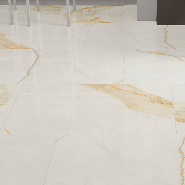 MSI Stone ULC Amalfi Sunset 24-inch x 48-inch Polished Porcelain Floor and Wall Tile (16 sq. ft./Case)
