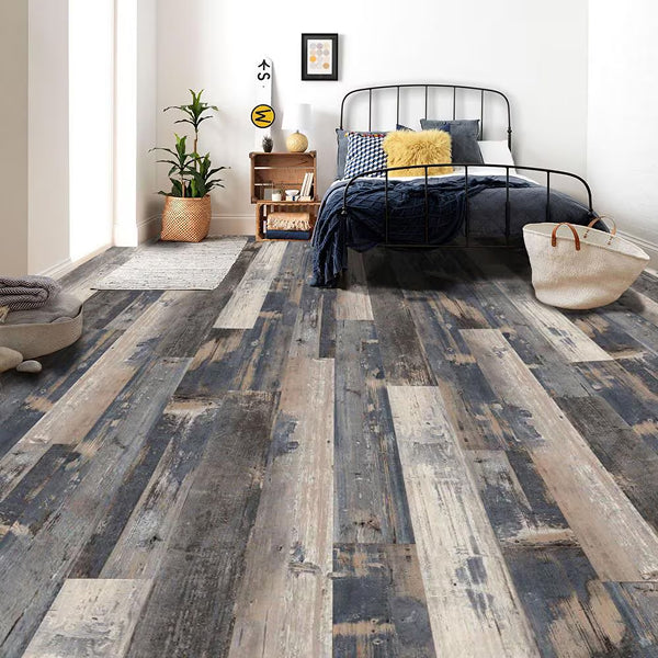 Deco Products COLORS Floor and Wall Rumba Aged 6-inch x 36-inch Painted Style Luxury Vinyl Plank (30 sq.ft. / Case)