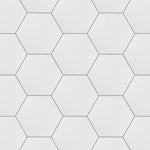 Charger l'image dans la visionneuse de galerie, Merola Hexatile Matte Blanco Porcelain Tile 0.37 inch Thick 7 inch x 8 inch 7.67 sq. ft./case Matte Hexagon