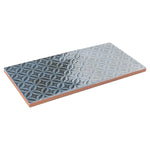Load image into Gallery viewer, Merola Tile Camden Decor Azurro 4 inch x 8 inch Ceramic Wall Tile 0.29 inch Thick 11.5 sq ft/case Glossy Undulated Finish