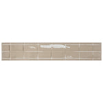 Load image into Gallery viewer, Merola Tile Ordino Black Porcelain Wall Tile 3.25 inch x 17.5 inch – 9.6 sq. ft. per Case Textured Stone Look Finish