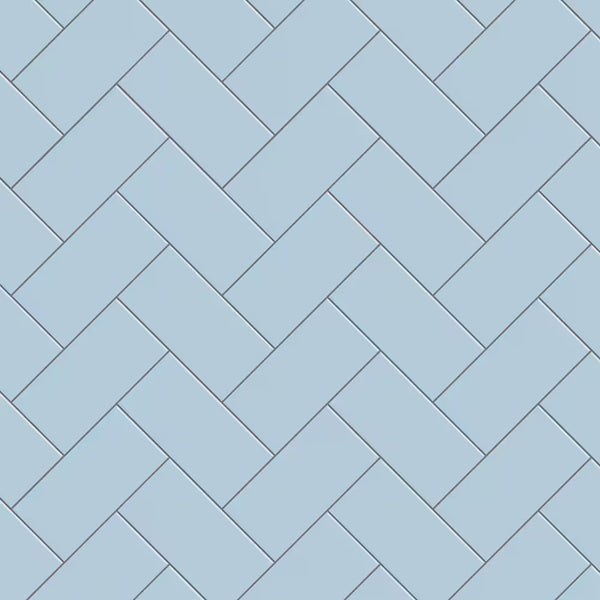Merola Tile Sample Projectos Sky Blue 3-7/8 inch x 7-3/4 inch Ceramic Floor and Wall Tile – Matte Glazed Subway Tile Sample
