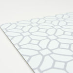 Charger l'image dans la visionneuse de galerie, FloorPops Lattice Peel &amp; Stick Floor Tiles Set of 20 – Grey &amp; White Patterned Vinyl Tiles
