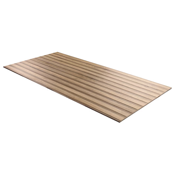 Ivy Hill Tile Brookline Ribbon Tan Brown Porcelain Tile 0.35 inch Thickness 24 inch Width 15.49 sq. ft. Coverage Matte Wood Look Finish