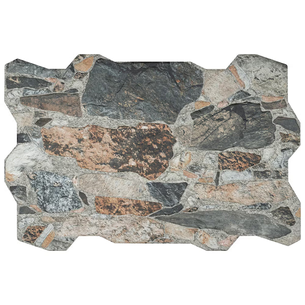 Merola Tile Rambla Mica Porcelain Tile 0.39 inch Thickness 14.63 inch Width 14.04 sq. ft. Coverage Matte Textured Stone Look