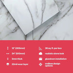 Load image into Gallery viewer, GlueCore Classic 22mil x 12&quot; W x 24&quot; L Glue Down Vinyl Tile Flooring
