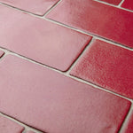 Load image into Gallery viewer, Merola Tile Antic Special Red Moon Ceramic Wall Tile 0.38 inch Thick 3 inch Wide 4 sq. ft. per Case – Glazed Handmade Subway Finish