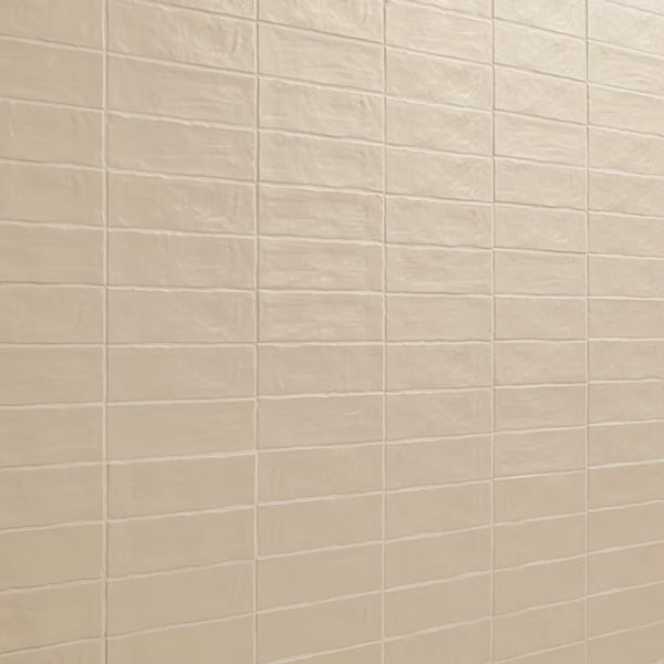 MSI Stone ULC Zelyge Desert White 2.5 inch x 8 inch Satin Ceramic Zellige Look Backsplash Tile – 5.24 Sq. Ft. / Case