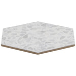 Charger l'image dans la visionneuse de galerie, Ivy Hill Tile Fusion Hex Gray Terrazzo 9 inch x 10.5 inch Matte Porcelain Floor and Wall Tile 8.07 sq ft per Case Hexagon