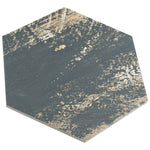 Load image into Gallery viewer, Merola Tile Gaugin Hex Catan Shadow Porcelain Floor and Wall Tile 8.5 inch x 9.75 inch x 0.39 inch – 11.28 sq. ft./Case, Matte Wood Look Hexagon Finish