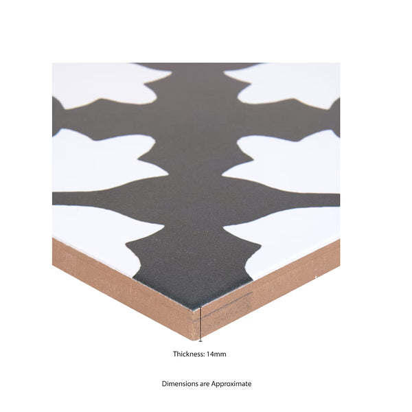 MSI Stone ULC Kasbah Porcelain Tile 0.35 inch Thickness 8 inch Width 5.16 sq. ft. Coverage Matte Patterned Floor and Wall Tile