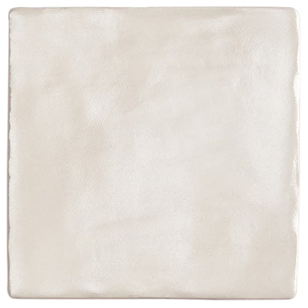 Ivy Hill Amagansett Cream Mixed Finish Ceramic Wall Tile 4 inch x 4 inch 0.35 inch Thick 5.38 sq ft/case